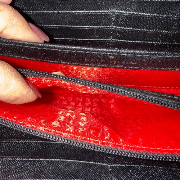 Kate Spade Multicolor Striped Tote and Matching Wallet EUC - Picture 11 of 15